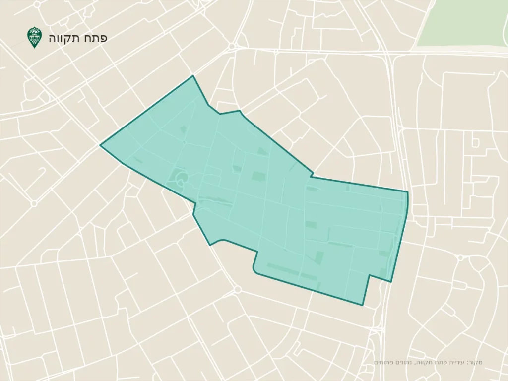 תקומה פתח תקווה: מדריך השכונה ומגורים